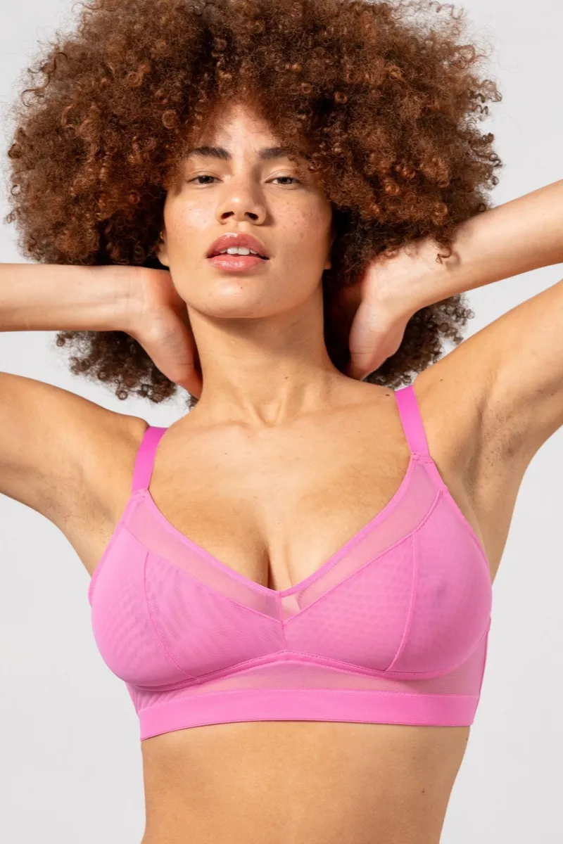 Understatement Understatement Damen vegan Bralette Unterstützung Candy Pink, Rosa, – Produktbild 2 von 2