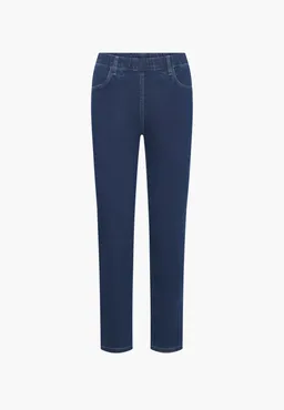 LAURIE LAURIE Damen vegan Jeans Kelly Regular Short Length Dunkelblau – Produktbild 1 von 1
