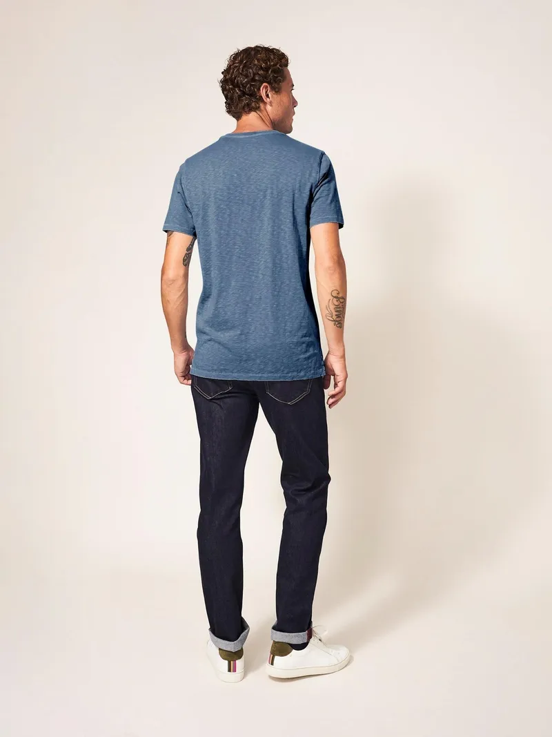 White Stuff T-Shirt Abersoch - XL/R, Mittelblau, – Produktbild 4 von 4