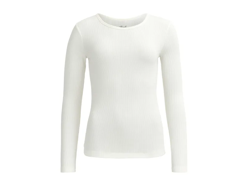 People Wear Organic People Wear Organic Langarm-Shirt weiß L, Weiß, – Produktbild 1 von 1