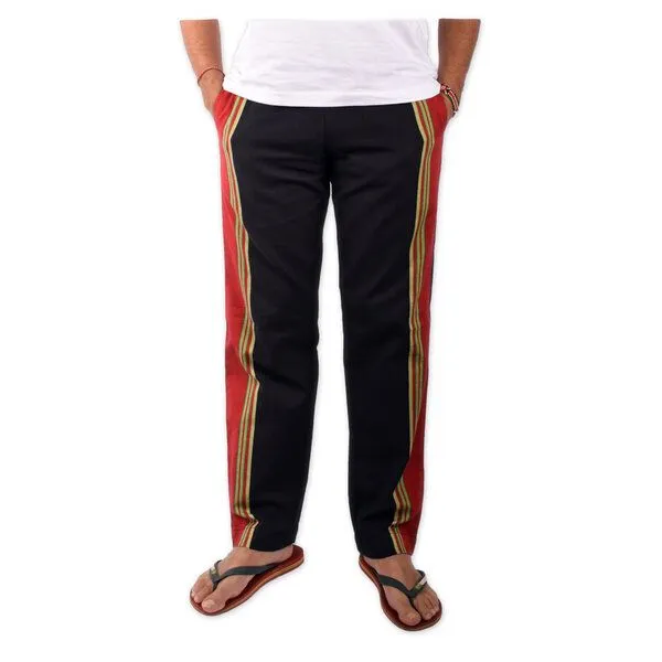 Africulture Africulture Kikoy Hose, unisex, Schwarz, – Produktbild 2 von 3