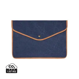 Vinga Vinga Bosler 14 Zoll Laptop-Tasche aus recyceltem Canvas, Dunkelblau, – Produktbild 1 von 1