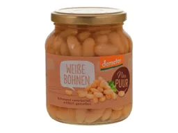 Nur Puur Nur PUUR Weiße Bio-Bohnen, demeter-zertifiziert, 350 g – Produktbild 1 von 1