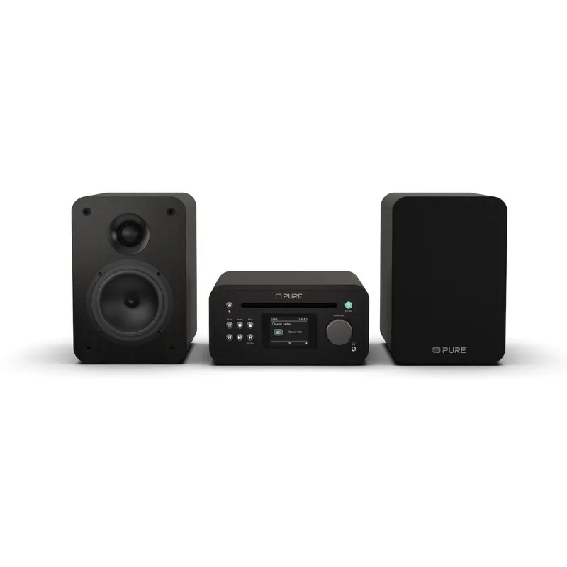 Pure Classic Stereo Mini Schwarz Stereoanlage – Produktbild 1 von 1