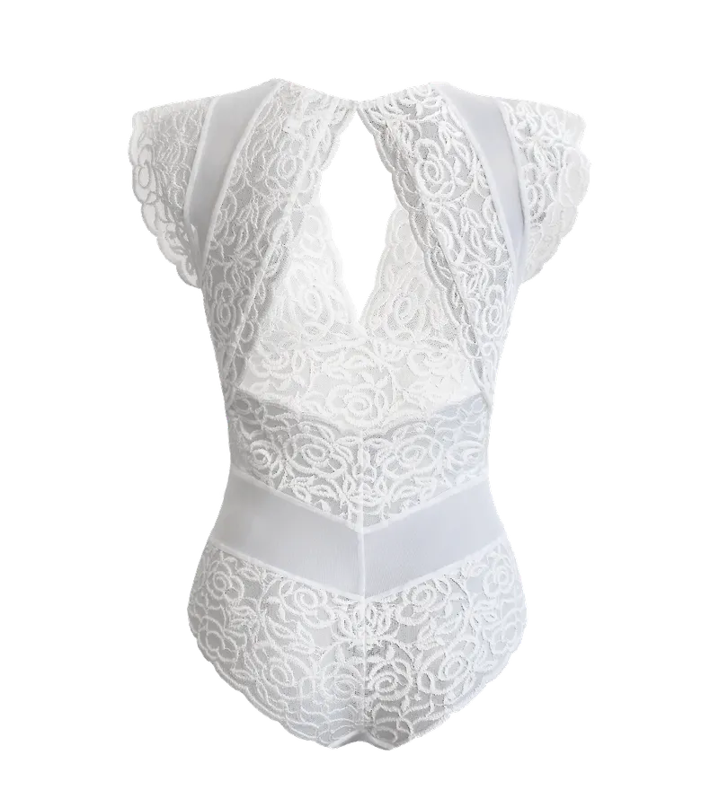 Anekdot Anekdot Damen vegan Bodysuit Amara, Weiß, – Produktbild 1 von 2