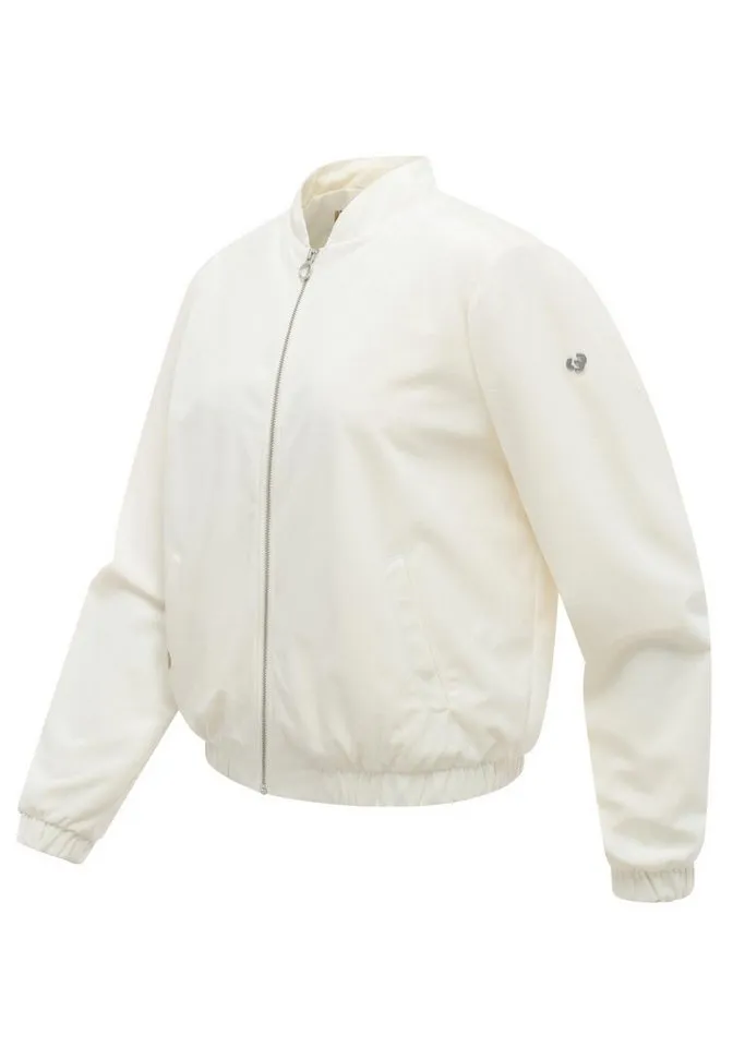 ragwear ragwear Bomberjacke Velvetie Modische Blousonjacke aus kuscheligem Samt, Beige, – Produktbild 2 von 5