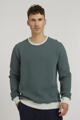 THOKKTHOKK ThokkThokk Herren vegan Pullover Structured Fir Tree – Produktbild 1 von 1