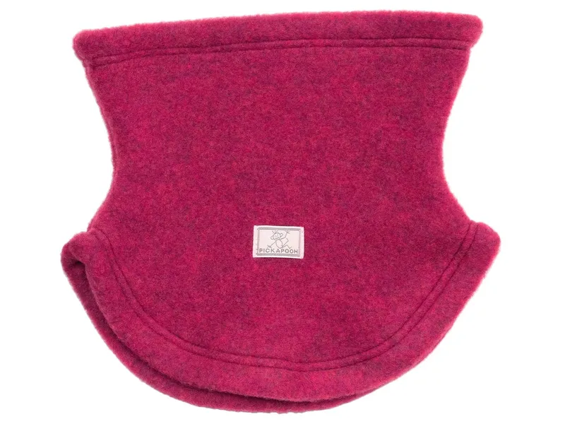 Pickapooh Pickapooh Kinder Schlupfschal Bio-Schurwolle Fleece granita Gr.1 (1 bis 2 Jahre), Rot, pink, – Produktbild 1 von 1