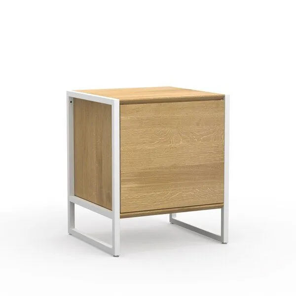 ekomia ekomia Nachttisch Wega Plus, Weiss, – Produktbild 1 von 4