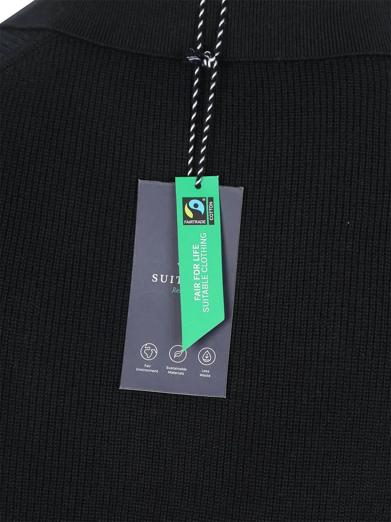 Suitable Suitable Strick-Pullover Riva Knit Marine - Größe S, Dunkelblau, – Produktbild 4 von 5