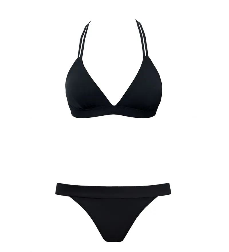 Anekdot Anekdot Damen vegan Bikini Core Frech, Schwarz, – Produktbild 1 von 2