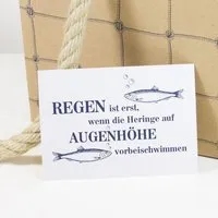 Bow & Hummingbird Bow & Hummingbird Postkarte Regen ist ... – Produktbild 1 von 1