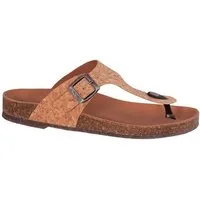 Shoezuu Vegan Shoezuu Vegan Vegane Kork Toe Post Zehentrenner Sandalen – Produktbild 1 von 1