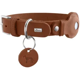 Dog Sport Dog Sport HUNTER Hundehalsband viborg mit halter für apple airtag cognac M – Produktbild 1 von 1