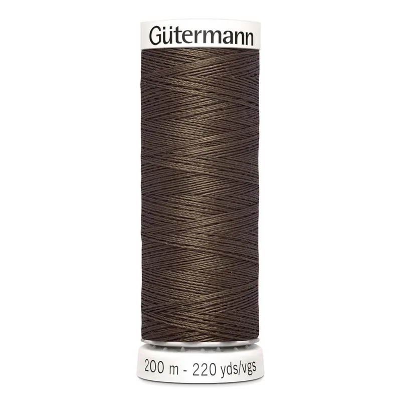 Gütermann Gütermann Allesnäher 200m 252 Dunkelbraun – Produktbild 1 von 1