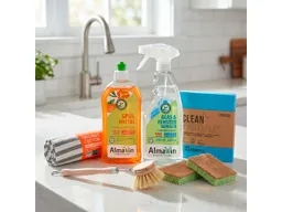 Bio-Reinigungsset "Starterpaket" für die Küche, 6er-Set – Produktbild 1 von 1