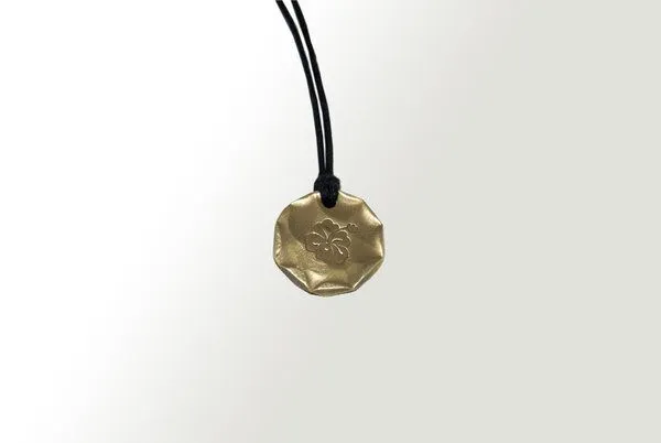 Curió Dobrão Curió Dobrão Curió Messing Halsband Ø25 verschiedene Designs (Necklace), Schwarz, – Produktbild 1 von 7