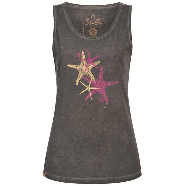Lexi&Bö Lexi&Bö Starfish Tank Top Damen, Anthracite(schwarz), – Produktbild 1 von 1