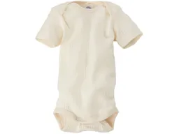 Cosilana Cosilana Body Kurzarm Baumwolle-Wolle-Seide natur Gr.86/92 – Produktbild 1 von 1