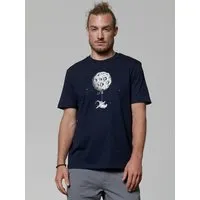 watapparel watapparel T-Shirt Unisex Funny Spaceman, French navy, – Produktbild 1 von 1