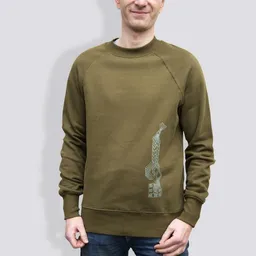 little kiwi little kiwi Herren Sweater, "Verflechtung", British Khaki – Produktbild 1 von 1