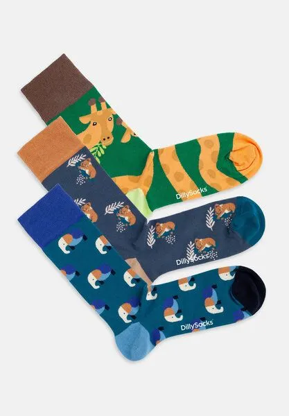 DillySocks DillySocks Socken „Wild Steps“, Mehrfarbig, – Produktbild 3 von 4