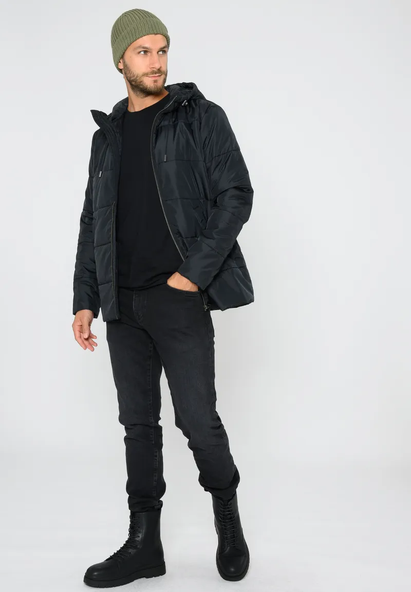THOKKTHOKK ThokkThokk Herren vegan Jacke Basic Schwarz, Schwarz, – Produktbild 1 von 2