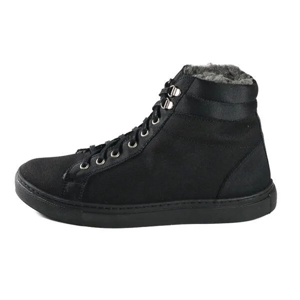 Fairticken Fairticken Veganer Winter-Sneaker MERCES II mit Fütterung, Schwarz, – Produktbild 3 von 4