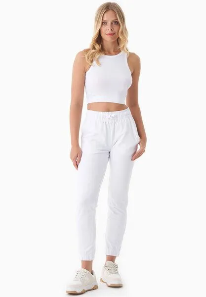 ORGANICATION ORGANICATION SONNIA | Cropped Rib Top aus Bio-Baumwolle, White, – Produktbild 2 von 4