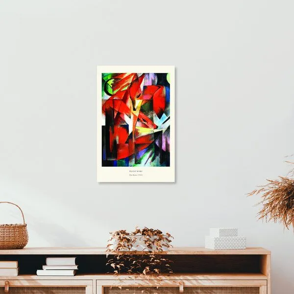 Photocircle Photocircle Poster / Leinwandbild - Franz Marc - Füchse – Produktbild 1 von 4
