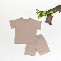 tetoi vienna tetoi-vienna TENCEL kurzarm T-Shirt und kurze Hose Kinder Set "Waldbad" – Produktbild 1 von 1