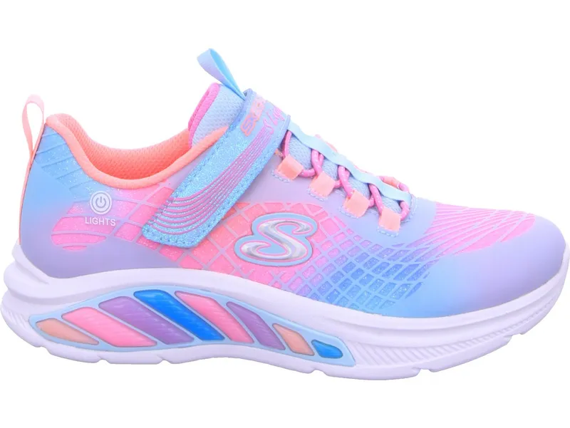 Skechers Skechers Rainbow Cruisers-RAINBOW REFLE Klettschuh 100% vegan, Blau, – Produktbild 3 von 8