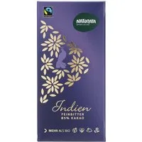 Naturata NATURATA Bio-Feinbitter-Schokolade "Indien" 85 % Kakao, 100 g – Produktbild 1 von 1