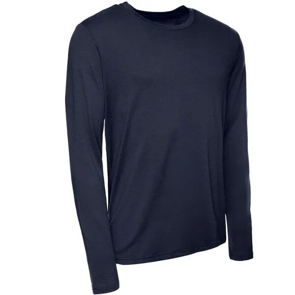 Kaipara - Merino Sportswear Kaipara - Merino Sportswear Merino Langarm Unterhemd Herren Regularfit 150, Marine, – Produktbild 2 von 2
