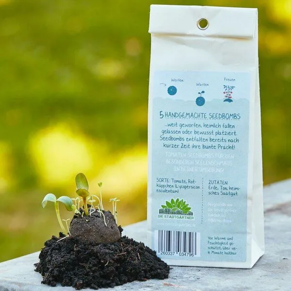 Die Stadtgärtner Die Stadtgärtner 20 Seedbombs I Set mit 4 Sorten Samenbomen | Min. 2 Jahre haltbar – Produktbild 4 von 4