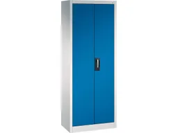 C+P C+P Stahlschrank mit Flügeltüren "Acurado" H1950xB700xT400mm, Lichtgrau/Enzianblau – Produktbild 1 von 1
