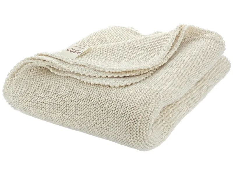 HANS NATUR HANS NATUR Babydecke Bio-Baumwolle Maße 80 x 90 cm, Natur, – Produktbild 1 von 2