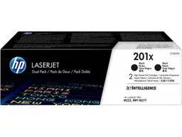 Hewlett Packard HP Doppelpack Druckkassetten CF400XD, Nr. 201X schwarz – Produktbild 1 von 1