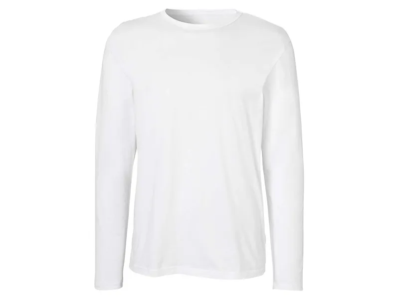 Neutral Neutral Bio-Herren-Langarmshirt mit Rundhalsaussschnitt weiß, Gr. XL – Produktbild 1 von 1