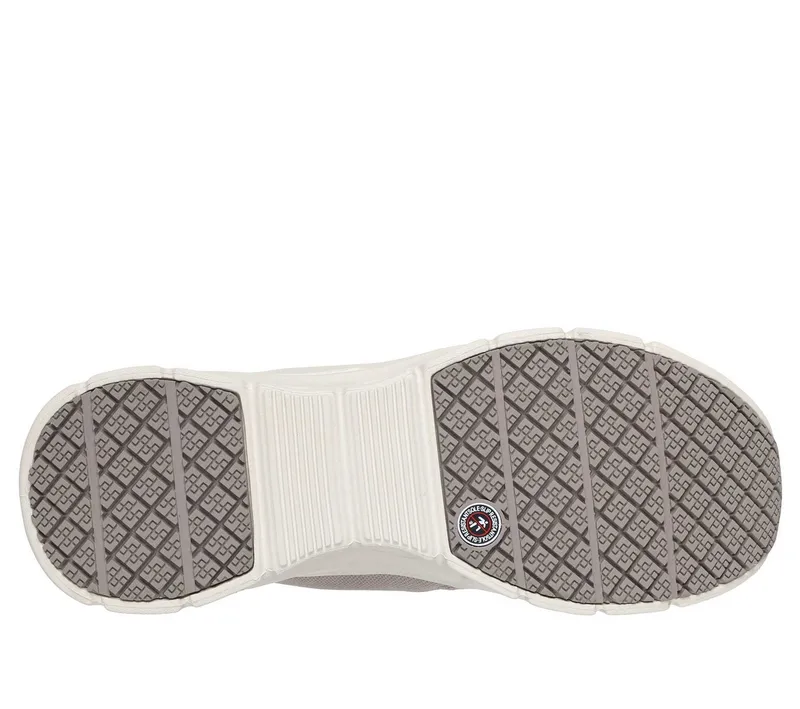 Skechers Skechers Arbeitsschuhe Damen leicht OB - Rutschfest - Wasserabweisender Arbeitsschuh Air-Cooled Memory Foam - Berufsschuhe nach EN ISO 20347:2022+A1:2024, Beige, – Produktbild 4 von 5