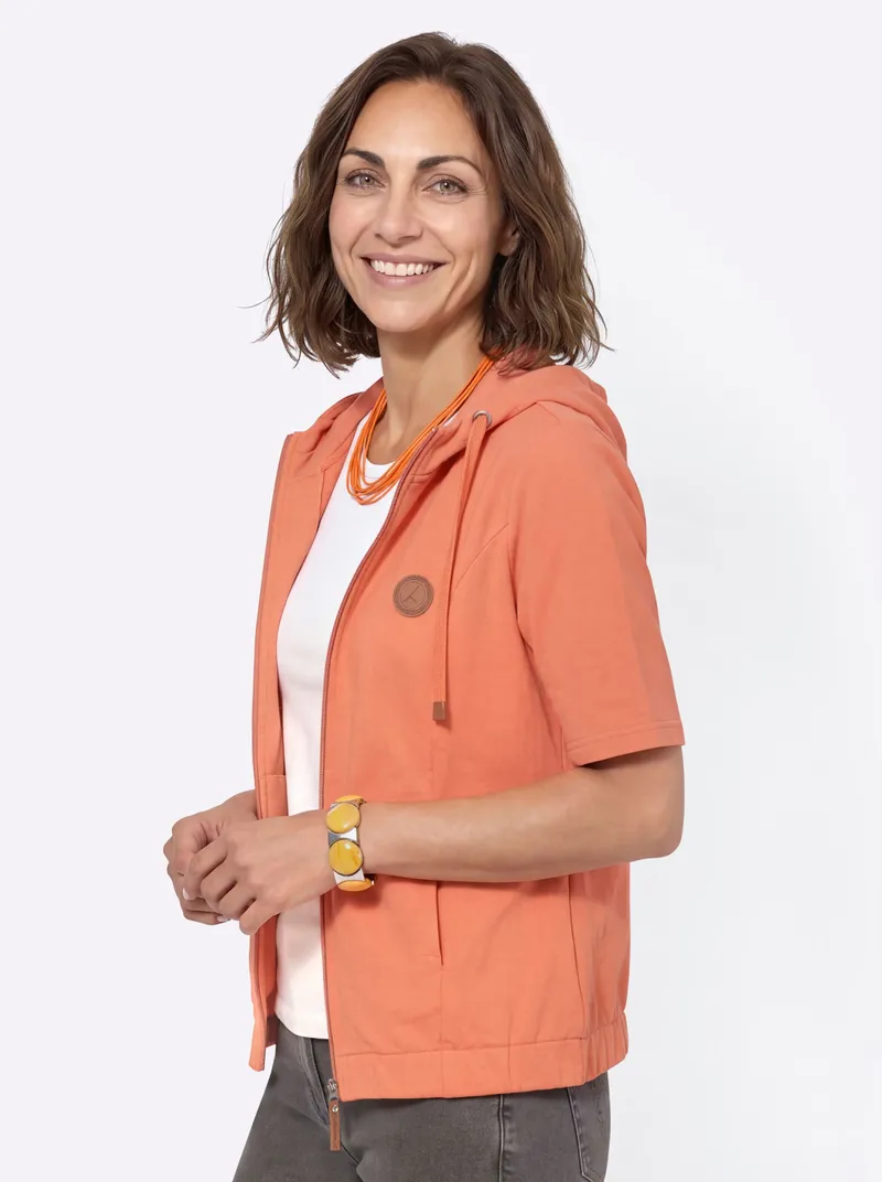 Witt Shirtjacke papaya, Papaya, – Produktbild 2 von 2