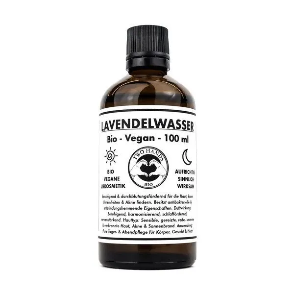 Two Hands BIO Two Hands BIO Lavendelwasser - Bio - Vegan - 100 ml – Produktbild 1 von 1