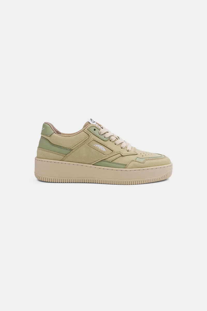 MoEa MoEa Herren vegan Sneaker Origin Full Aloe Wildlederoptik Grün, Hellgrün, – Produktbild 1 von 2