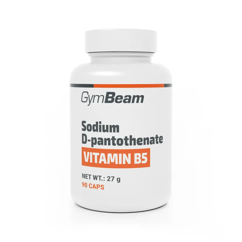 GymBeam GymBeam Vitamin B5 (Natrium-D-Pantothenat) 90 Kapseln – Produktbild 1 von 1