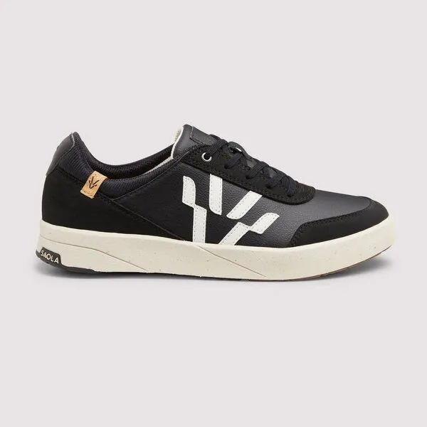 SAOLA SAOLA Cali W - leicht vegan sneaker mit elastischen Schnürsenkeln, Black, – Produktbild 1 von 4