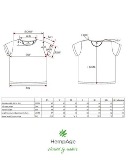 HempAge HempAge Damen T-Shirt mit Print Hanf/Biobaumwolle – Produktbild 1 von 1