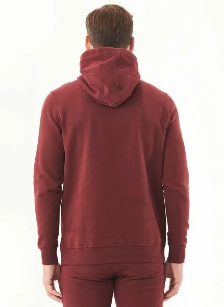 ORGANICATION ORGANICATION Soft Touch Sweathoodie aus Bio-Baumwolle, Rot(bordeaux), – Produktbild 4 von 4