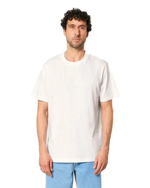 YTWOO YTWOO Nachhaltiges schweres Unisex T-Shirt, Hellbeige, – Produktbild 3 von 4