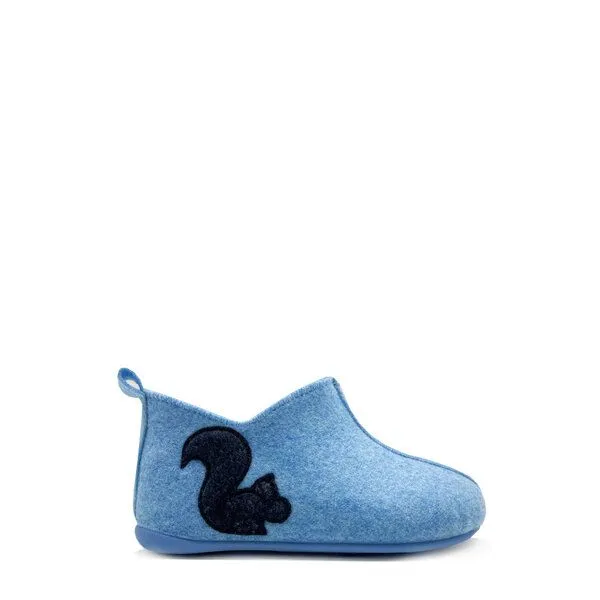 thies Veganer Kids PET Slipper Boot "thies ®" aus recycelten Flaschen, Sky (blau), – Produktbild 1 von 4