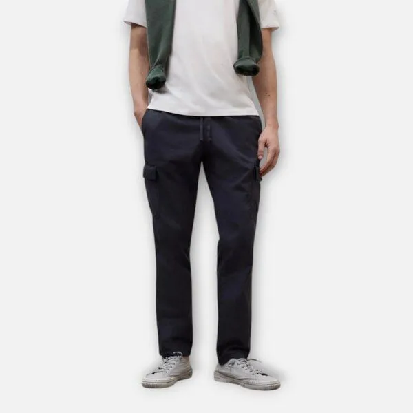 ECOALF ECOALF super luftige und leichte Hose aus regenerativer Baumwolle, Blau, – Produktbild 3 von 3